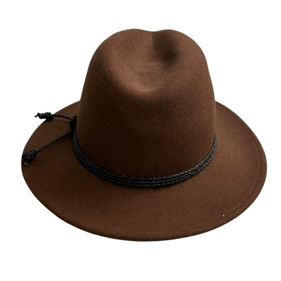 Olive & Pique Corbett Western Rancher Wool Hat Bohemian Size 7.5 Brown main image 8